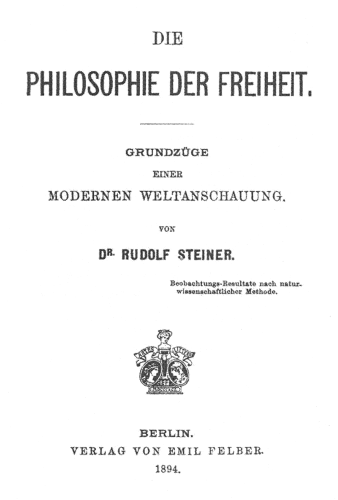 Die_Philosophie_der_Freiheit 1894