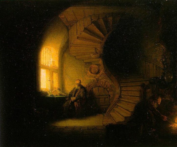 Filosofo en meditación - Rembrandt